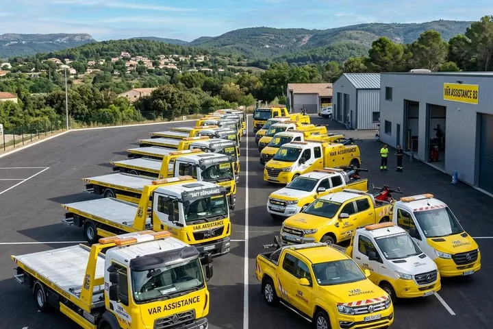 Vue d'ensemble des prestations de dépannage et remorquage dans le Var
