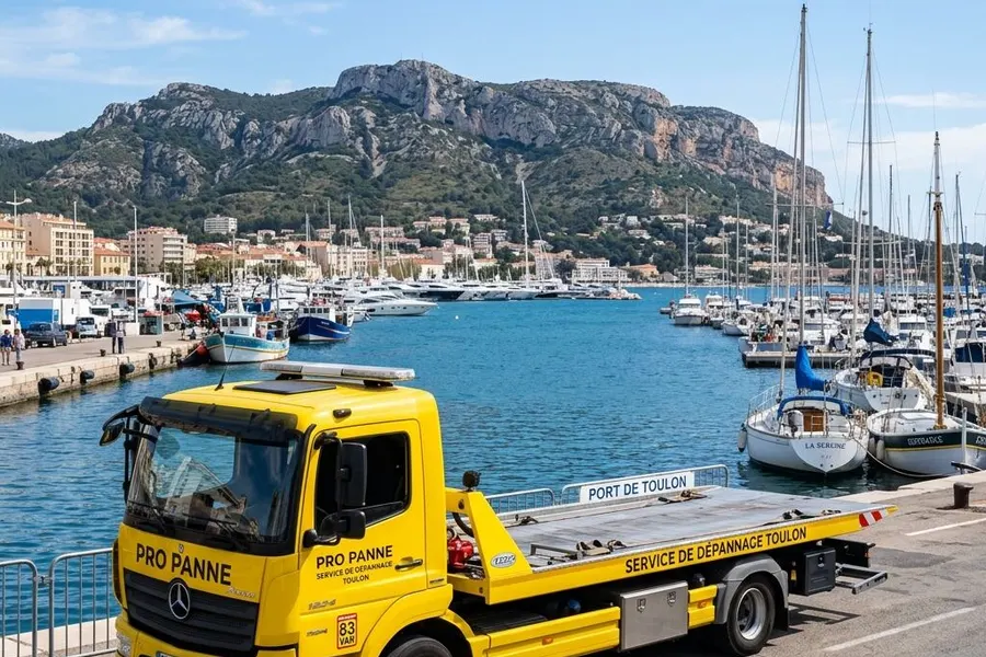 Dépannage et remorquage automobile à Toulon dans le Var